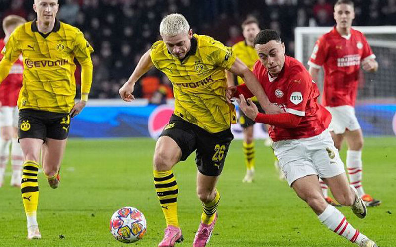 Tỷ lệ soi kèo Dortmund vs PSV, kèo chấp châu Á